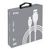 USB-Type-C 1,0м. 5A Forza White * Дата-кабель TFN