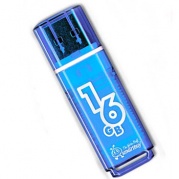 USB 16 Gb Smart Buy Glossy series Blue * Карта памяти