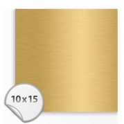 Пластинка Металл 100*150 сублим. pearlized gold SS104 steel
