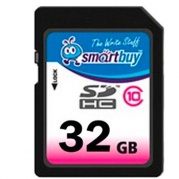 SDHC 32GB Smart Buy (class 10) * Карта памяти