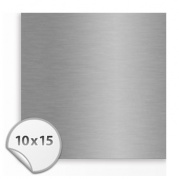Пластинка Металл 100*150 сублим. pearlized silver SS204 steel