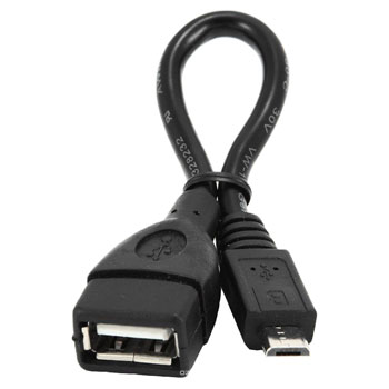 Кабель OTG, USB-micro USB, 15см Cablexpert A-OTG-AFBM-001 * Кабель