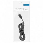 Micro USB 1.2м.,черный (72103) * Дата-кабель USB DEPPA