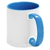 Кружка с голубой внутренней частью+ручка * Кружка