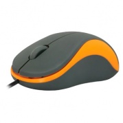 Мышь проводная DEFENDER MS-970 Accura, серо-оранжевая, USB * Мышь