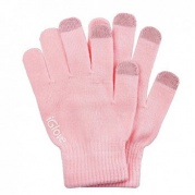 Перчатки для сенсорных дисплеев iGlove Touch розовые 54541