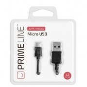 Micro USB-USB черный  (7202) * Дата-кабель USB Prime Line