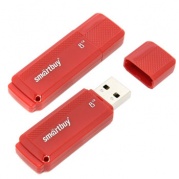 USB 8 Gb Smart Buy Dock Red * Карта памяти