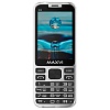 MAXVI X10 Metallic Silver * Радиотелефон GSM