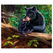 Картина по номерам 40х50 Медведица с медвежонком (RDG-2439) * Картина по номерам