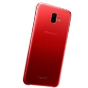 SAMSUNG J610 Galaxy J6+ (2018) красный (EF-AJ610CREGRU) * Чехол Gradation Cover