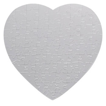 Пазл на магнитной основе Сердце (76 элементов) 18х19см * Пазл