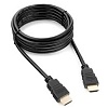 Кабель HDMI Ver.1.4 Гарнизон HDMI(19pin)/HDMI(19pin) 3м позолоч.разъемы, черный